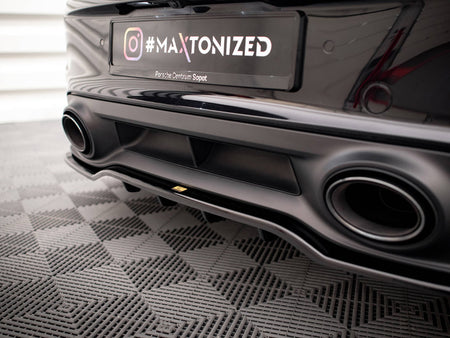Maxton Design Rear Splitter (Vertical Bars) Porsche 911 Turbo S 992 - PO-911-992-TURBO-S-RD1G+RD2G - Image 5