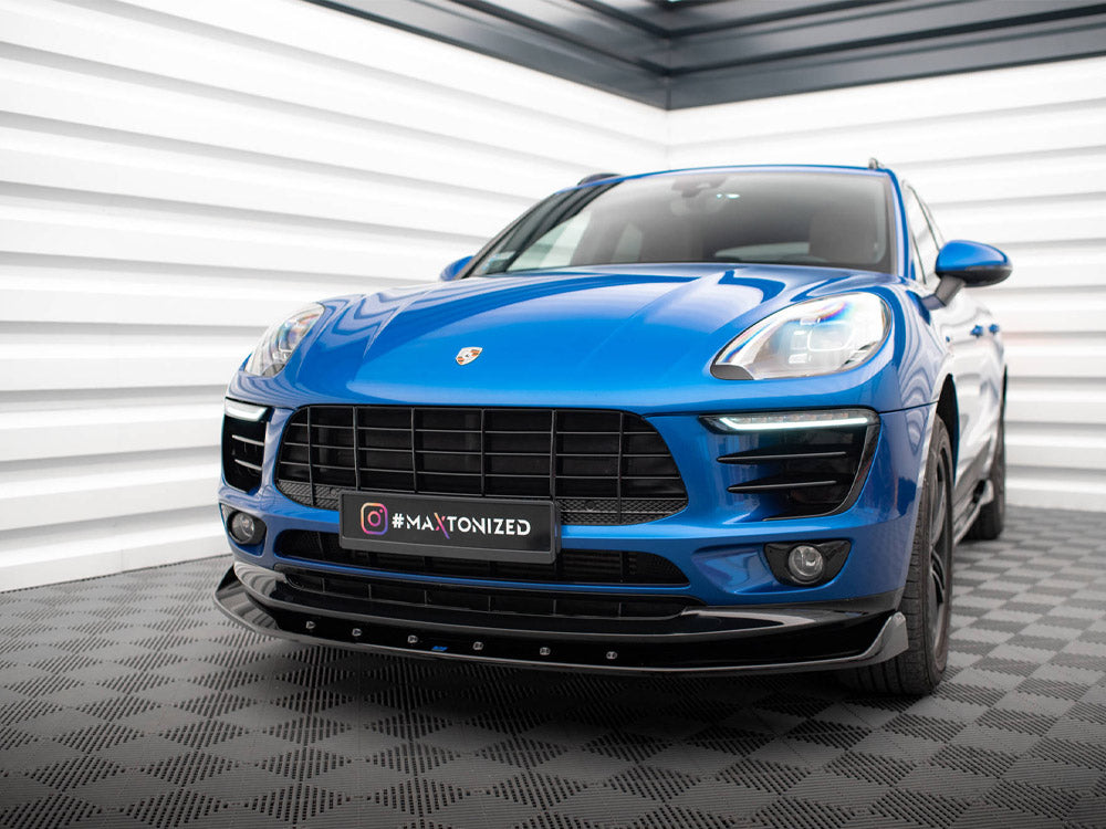 Maxton Design Front Splitter V.1 Porsche Macan Mk1 - PO-MA-1-FD1G - Image 2