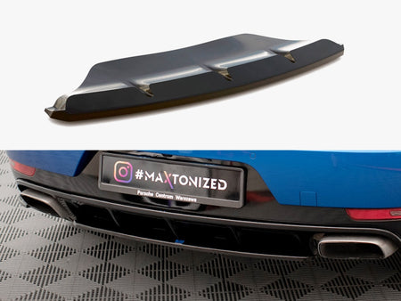 Maxton Design Central Rear Splitter Porsche Macan Mk1 - PO-MA-1-RD1G - Image 1