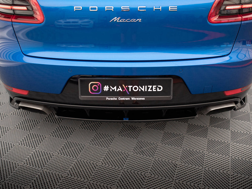 Maxton Design Central Rear Splitter Porsche Macan Mk1 - PO-MA-1-RD1G - Image 3