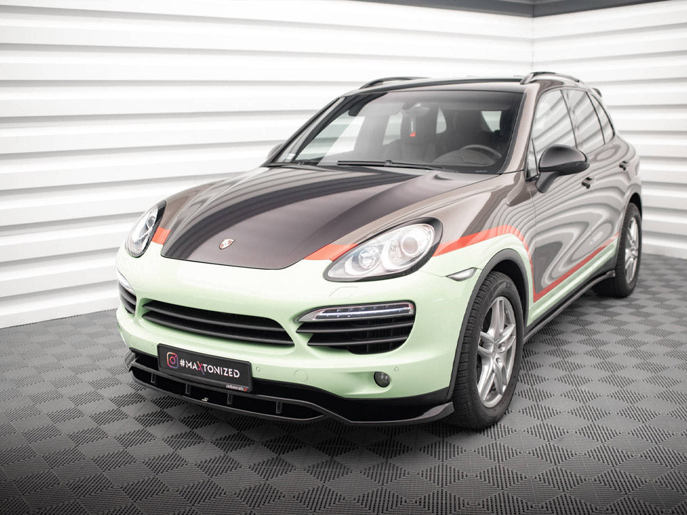 Maxton Design Front Splitter Porsche Cayenne Mk2 - PO-CAY-2-FD1G+FD1RG - Image 2
