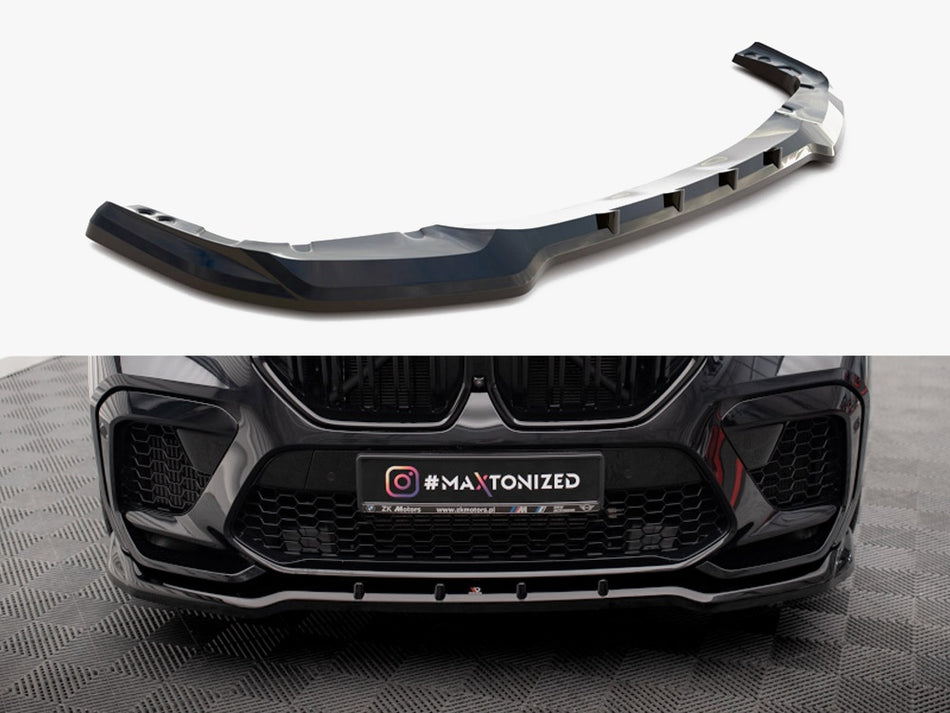 Maxton Design Front Splitter V.1 BMW X6 M F96 - BM-X6-F96-M-FD1G - Image 1