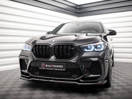 Maxton Design Front Splitter V.1 BMW X6 M F96 - BM-X6-F96-M-FD1G - Image 2