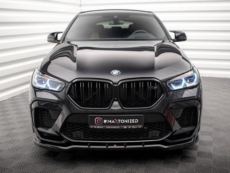 Maxton Design Front Splitter V.1 BMW X6 M F96 - BM-X6-F96-M-FD1G - Image 3