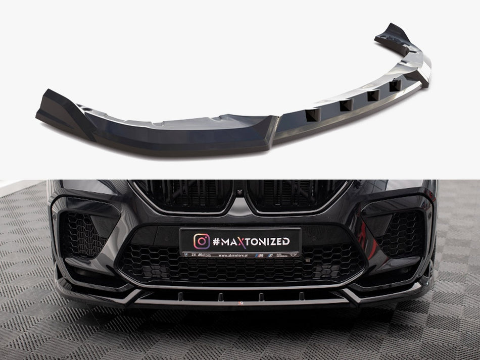 Maxton Design Front Splitter V.2 BMW X6 M F96 - BM-X6-F96-M-FD2G - Image 1