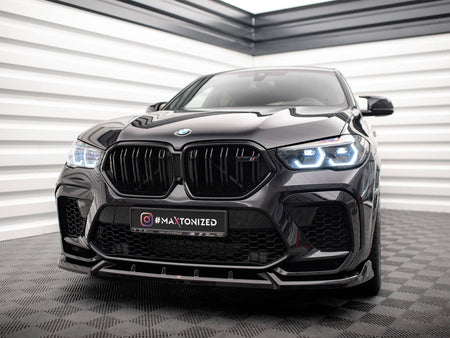 Maxton Design Front Splitter V.2 BMW X6 M F96 - BM-X6-F96-M-FD2G - Image 2