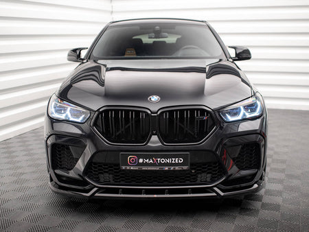 Maxton Design Front Splitter V.2 BMW X6 M F96 - BM-X6-F96-M-FD2G - Image 3