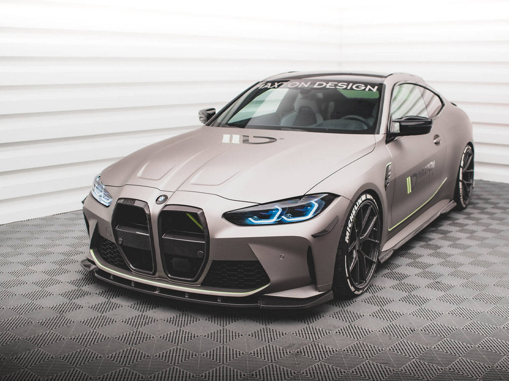 Maxton Design Carbon Fiber Front Splitter V.1 BMW M4 G82 / M3 G80 - CF-BM-4-G82-M-FD1-245-P - Image 3