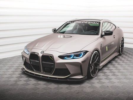 Maxton Design Carbon Fiber Front Splitter V.1 BMW M4 G82 / M3 G80 - CF-BM-4-G82-M-FD1-245-P - Image 3