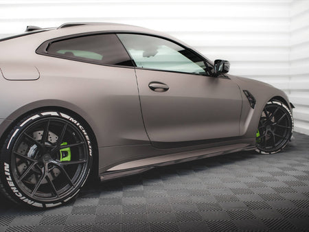 Maxton Design Carbon Fiber Side Skirts BMW M4 G82 - CF-BM-4-G82-M-SD1-245-P - Image 4