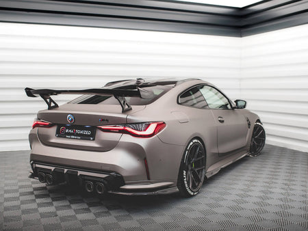 Maxton Design Carbon Fiber Rear Side Splitters BMW M4 G82 - CF-BM-4-G82-M-RSD1-245-P - Image 2