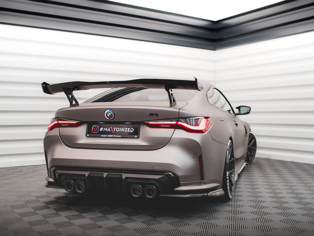 Maxton Design Carbon Fiber Rear Diffuser BMW M4 G82 / M3 G80 - CF-BM-4-G82-M-RS1-245-P - Image 3