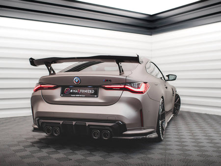 Maxton Design Carbon Fiber Rear Diffuser BMW M4 G82 / M3 G80 - CF-BM-4-G82-M-RS1-245-P - Image 3