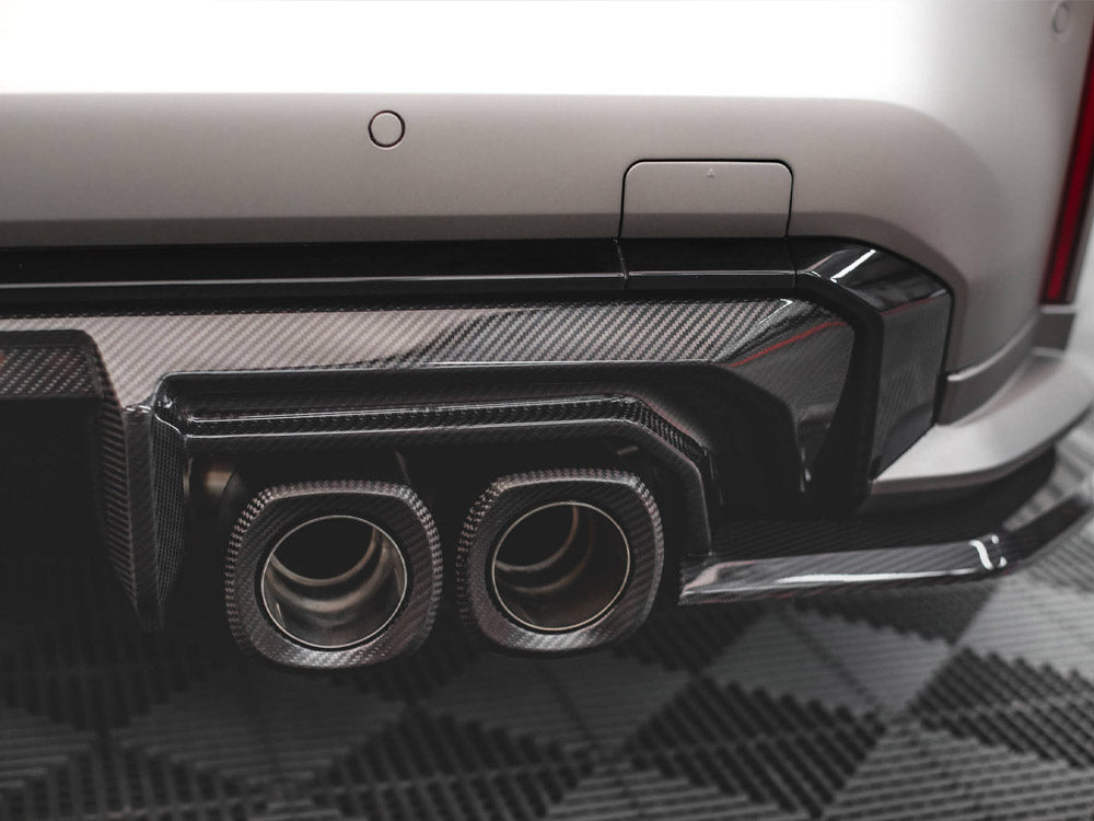 Maxton Design Carbon Fiber Rear Diffuser BMW M4 G82 / M3 G80 - CF-BM-4-G82-M-RS1-245-P - Image 15