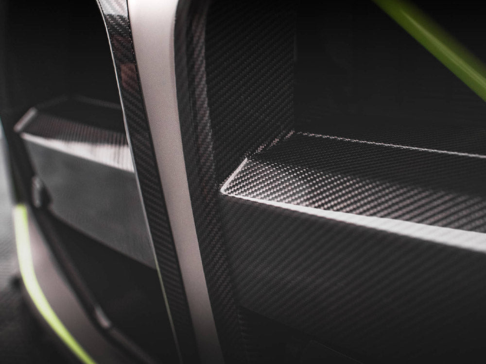 Maxton Design Carbon Fiber Front Grill + License Plate Holder Base BMW M4 G82 / M3 G80 - CF-BM-4-G82-M-G1-245V-P - Image 18