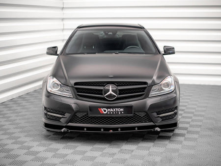 Maxton Design Front Splitter V.1 Mercedes-Benz C Coupe / Sedan / Estate AMG-Line C204 / W204 Facelift / S204 Facelift - ME-C-204F-AMGLINE-C-FD1G - Image 3