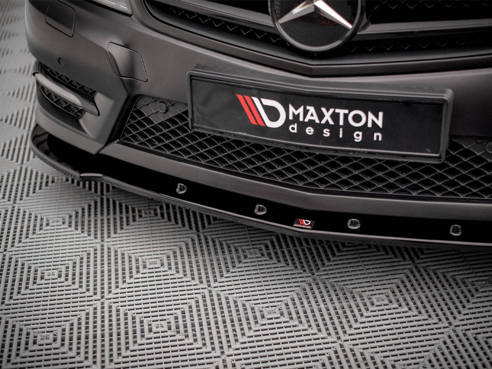 Maxton Design Front Splitter V.2 Mercedes-Benz C Coupe / Sedan / Estate AMG-Line C204 / W204 Facelift / S204 Facelift - ME-C-204F-AMGLINE-C-FD2G - Image 4