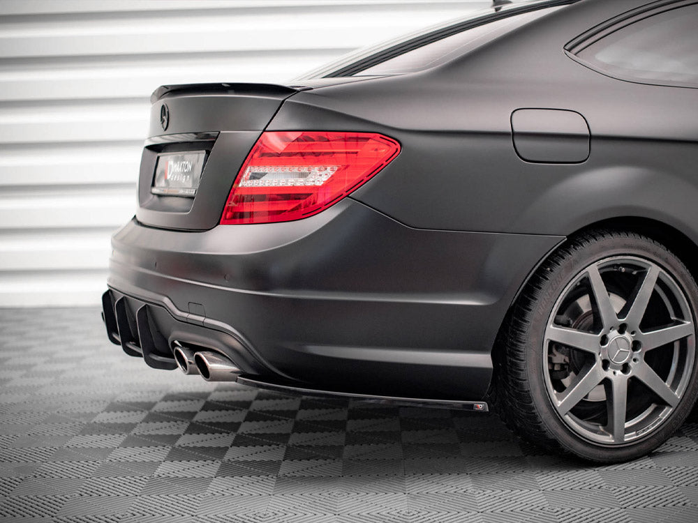 Maxton Design Rear Side Splitters Mercedes-Benz C Coupe / Sedan / Estate AMG-Line C204 / W204 Facelift / S204 Facelift - ME-C-204F-AMGLINE-C-RSD1G - Image 3