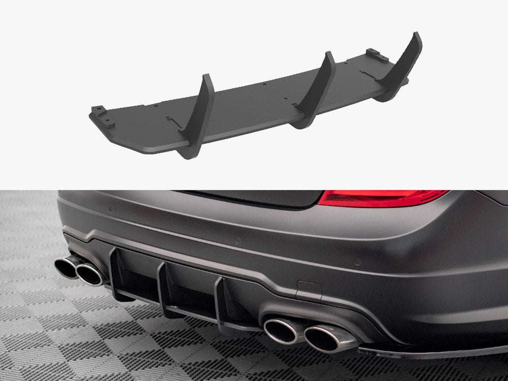 Maxton Design Street Pro Rear Diffuser Mercedes C Coupe AMG-Line C204 - MEC204FAMGLINECCNC-RS1B - Image 1
