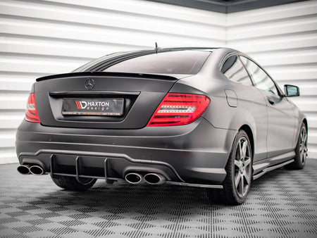Maxton Design Street Pro Rear Diffuser Mercedes C Coupe AMG-Line C204 - MEC204FAMGLINECCNC-RS1B - Image 2