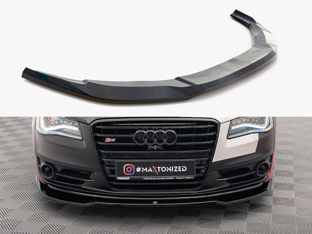 Maxton Design Front Splitter V.1 Audi S8 D4 - AU-A8-D4-SLINE-FD1G - Image 1