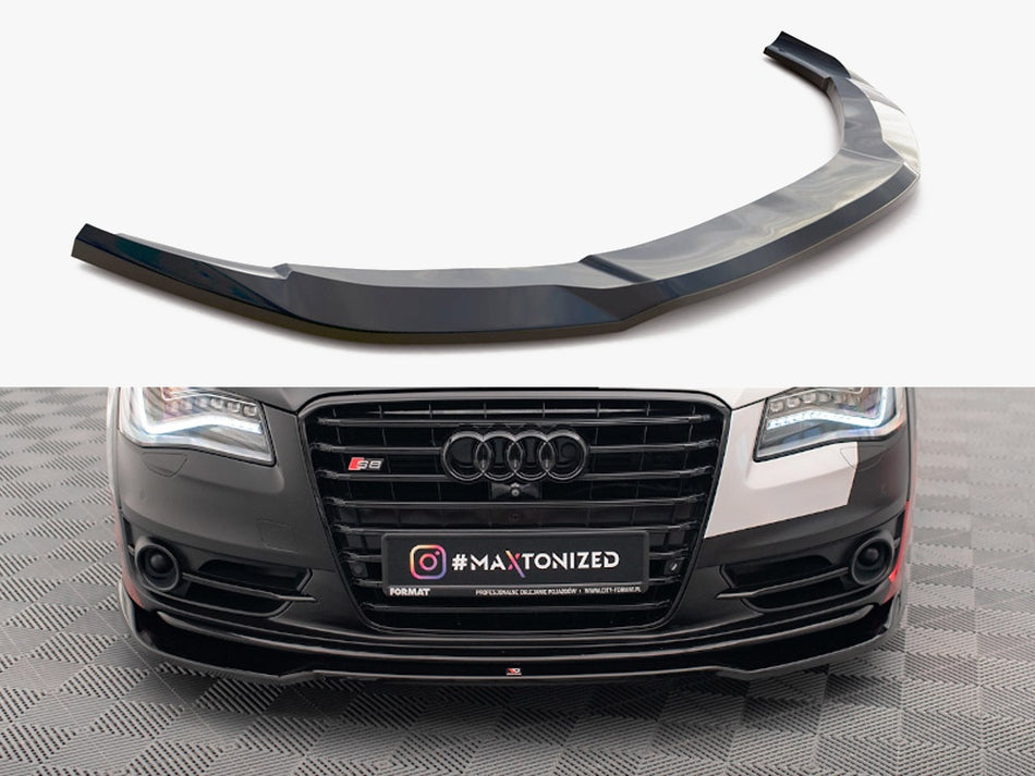 Maxton Design Front Splitter V.1 Audi S8 D4 - AU-A8-D4-SLINE-FD1G - Image 1