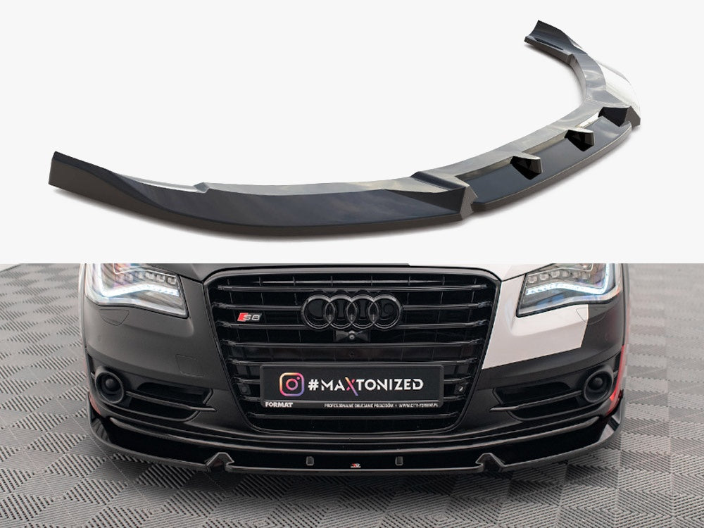 Maxton Design Front Splitter V.2 Audi S8 D4 - AU-A8-D4-SLINE-FD2G - Image 1