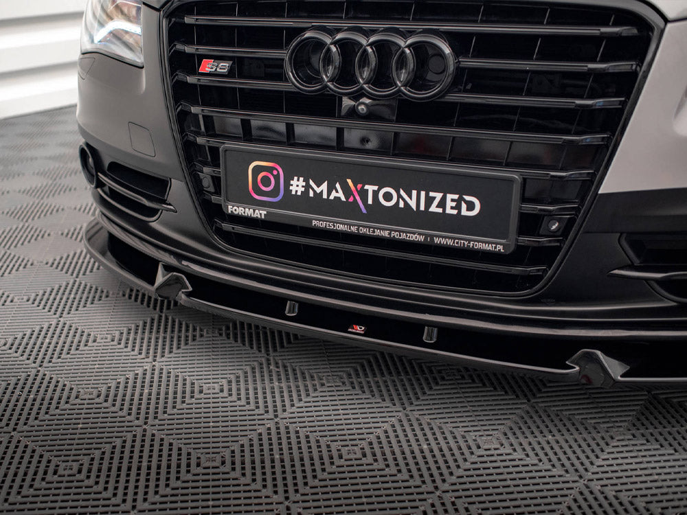 Maxton Design Front Splitter V.2 Audi S8 D4 - AU-A8-D4-SLINE-FD2G - Image 4
