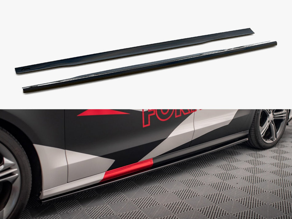 Maxton Design Side Skirts Diffusers V.1 Audi S8 D4 - AU-A8-D4-SLINE-SD1G - Image 1