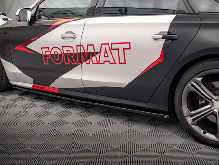 Maxton Design Side Skirts Diffusers V.1 Audi S8 D4 - AU-A8-D4-SLINE-SD1G - Image 4