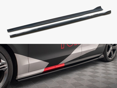 Maxton Design Side Skirts Diffusers V.2 Audi S8 D4 - AU-A8-D4-SLINE-SD2G - Image 1