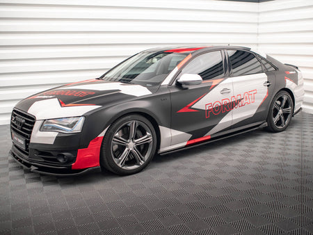 Maxton Design Side Skirts Diffusers V.2 Audi S8 D4 - AU-A8-D4-SLINE-SD2G - Image 2