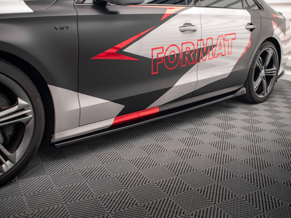 Maxton Design Side Skirts Diffusers V.2 Audi S8 D4 - AU-A8-D4-SLINE-SD2G - Image 3