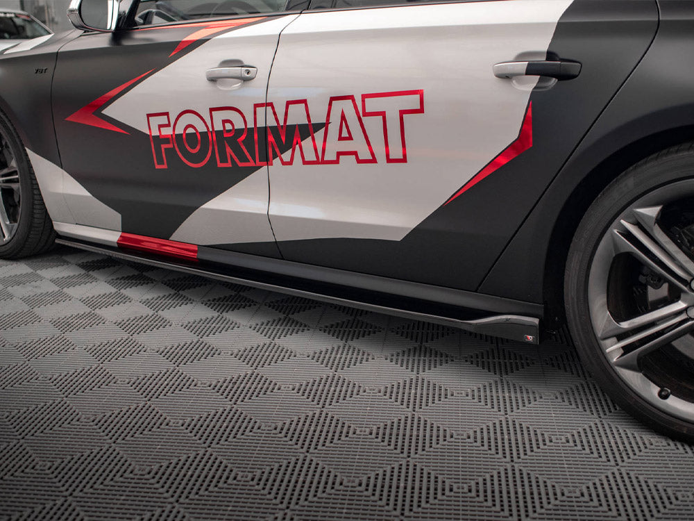 Maxton Design Side Skirts Diffusers V.2 Audi S8 D4 - AU-A8-D4-SLINE-SD2G - Image 4