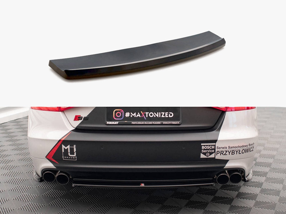 Maxton Design Central Rear Splitter Audi S8 D4 - AU-A8-D4-SLINE-RD1G - Image 1
