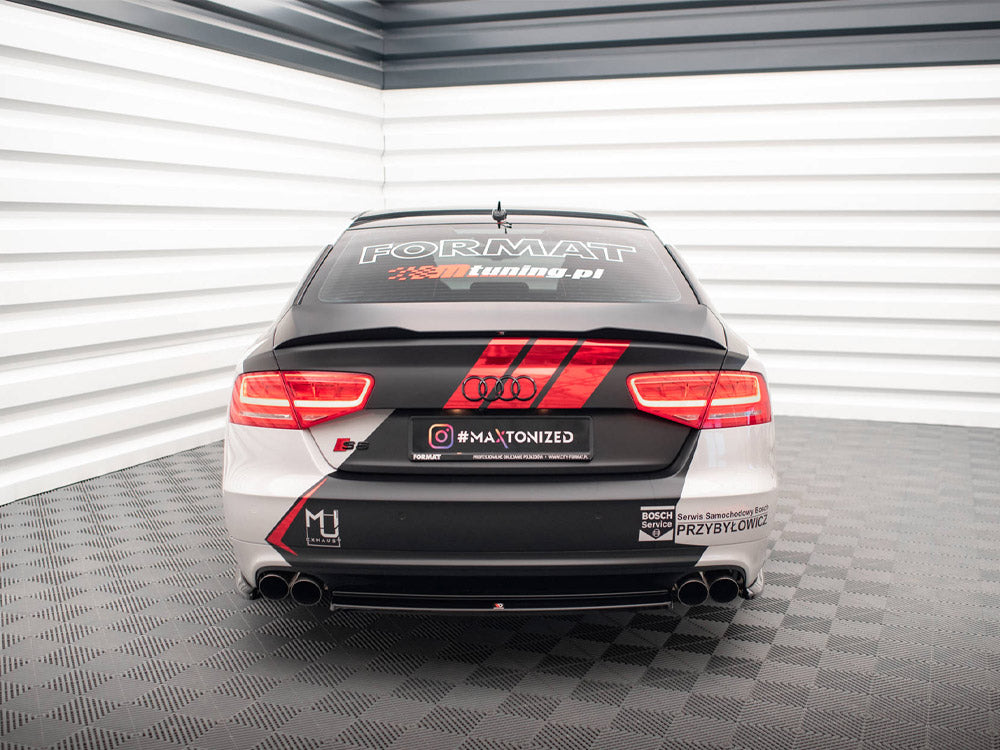 Maxton Design Central Rear Splitter Audi S8 D4 - AU-A8-D4-SLINE-RD1G - Image 3