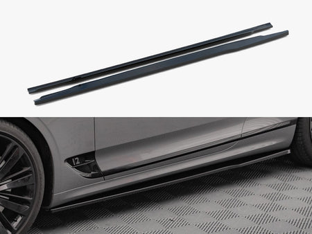 Maxton Design Side Skirts Diffusers Bentley Continental Convertible GT Mk3 - BE-CO-3-GT-CA-SD1G - Image 1