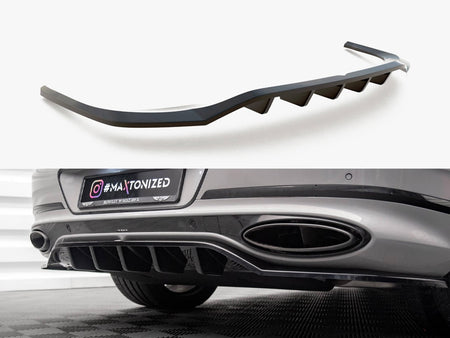Maxton Design Rear Splitter (Vertical Bars) Bentley Continental Convertible GT Mk3 - BE-CO-3-GT-CA-RD1G+RD2G - Image 1