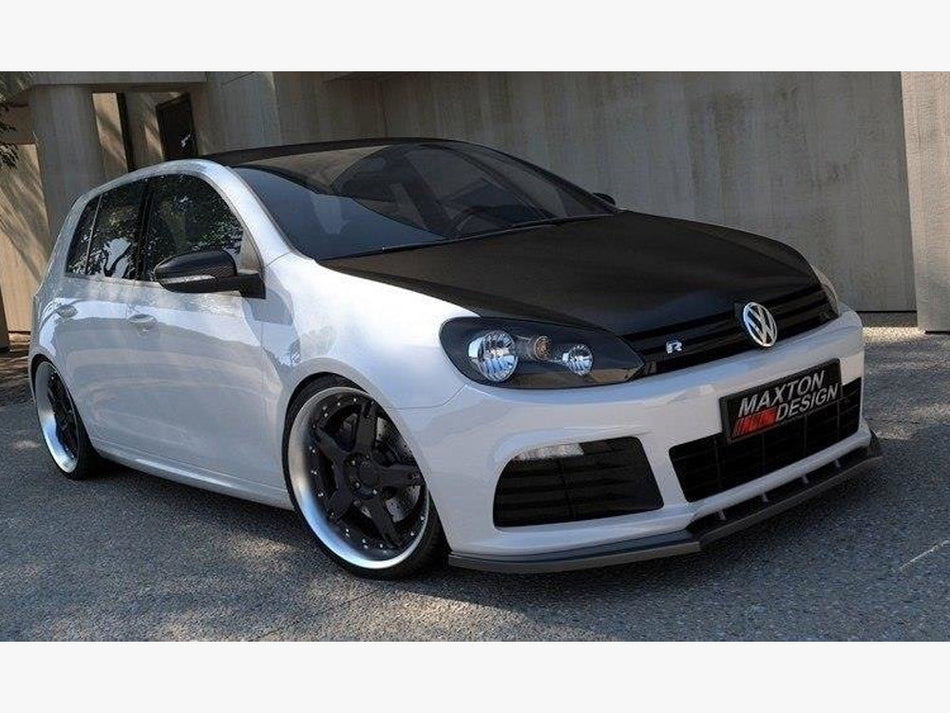 MAXTON DESIGN Front Splitter VW Golf Mk6 R - Textured