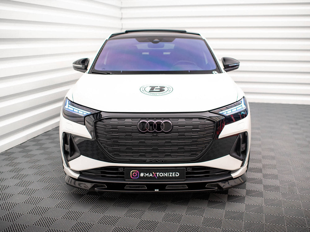 Maxton Design Front Splitter V.1 Audi Q4 e-Tron Sportback Mk1 - AU-Q4-ETRON-1-SB-FD1G - Image 3