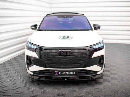 Maxton Design Front Splitter V.1 Audi Q4 e-Tron Sportback Mk1 - AU-Q4-ETRON-1-SB-FD1G - Image 3