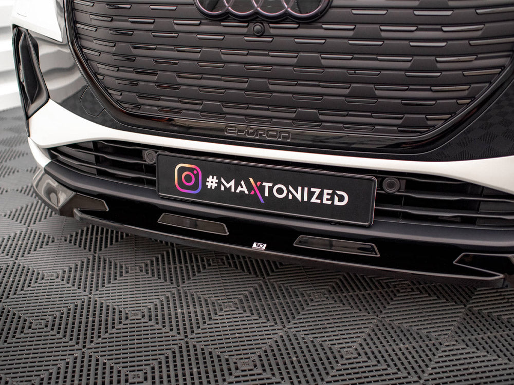 Maxton Design Front Splitter V.1 Audi Q4 e-Tron Sportback Mk1 - AU-Q4-ETRON-1-SB-FD1G - Image 4