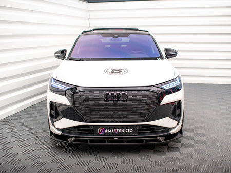 Maxton Design Front Splitter V.2 Audi Q4 e-Tron Sportback Mk1 - AU-Q4-ETRON-1-SB-FD2G+FD2RG - Image 3