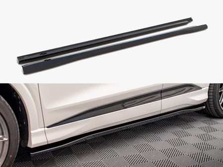 Maxton Design Side Skirts Diffusers Audi Q4 e-Tron Sportback Mk1 - AU-Q4-ETRON-1-SB-SD1G - Image 1