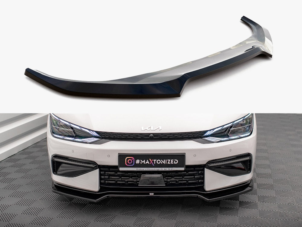 Maxton Design Front Splitter V.1 Kia EV6 GT-Line Mk1 - KI-EV6-1-GTLINE-FD1G - Image 1