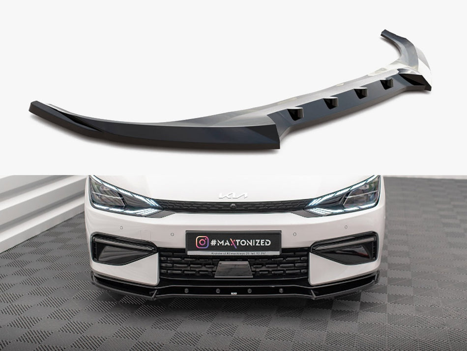 Maxton Design Front Splitter V.2 Kia EV6 GT-Line Mk1 - KI-EV6-1-GTLINE-FD2G - Image 1