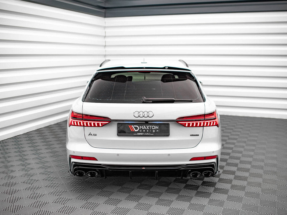Maxton Design Spoiler CAP Audi A6 Avant / A6 Allroad / A6 S-Line Avant / S6 Avant C8 - Carbon Look - AU-A6-C8-SLINE-AV-CAP1C - Image 3