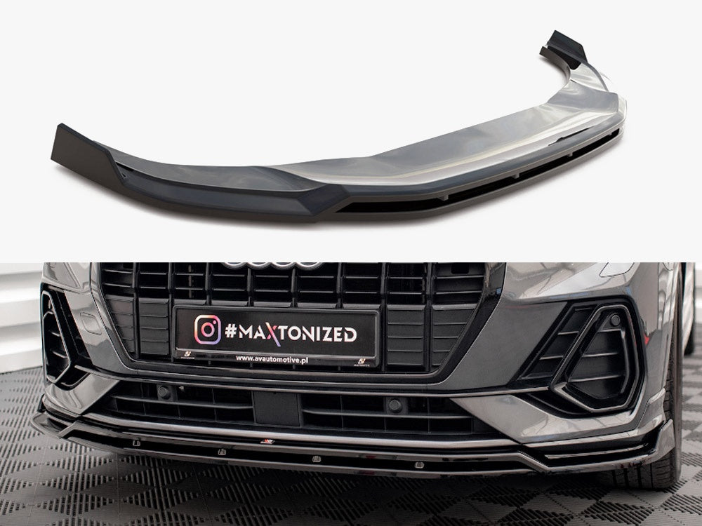 Maxton Design Front Splitter V.2 Audi Q3 S-Line F3 - AU-Q3-2-SLINE-FD2G+FD2RG - Image 1