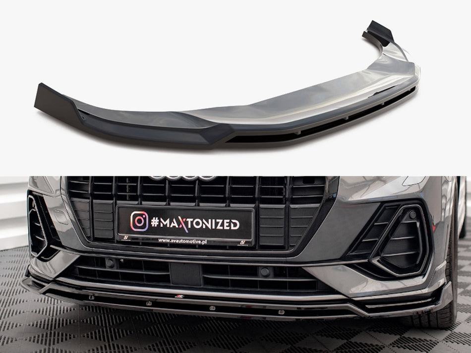 Maxton Design Front Splitter V.2 Audi Q3 S-Line F3 - AU-Q3-2-SLINE-FD2G+FD2RG - Image 1