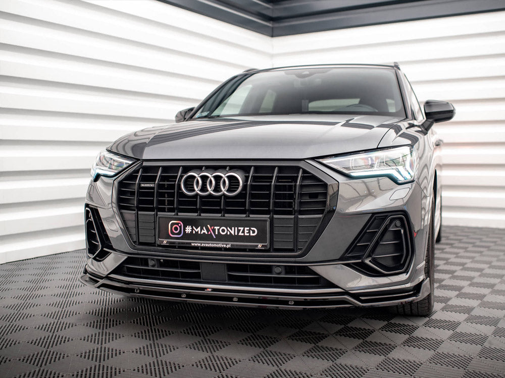Front Splitter V.4 Audi Q3 Sportback / SUV S-Line F3